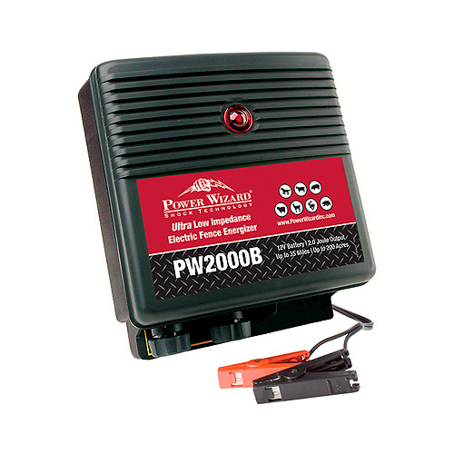 Electric Fence Kit 9J Electric Fence Charger Energizer, 9 Joules 400 Acres, AC DC 2 In 1 Electric Garden Fence Kit