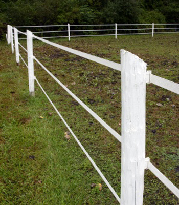 3. INSTALLING INSULATORS ON POSTS FOR AN ELECTRIC FENCE