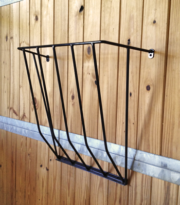 Wall Mount Hay Rack - Black