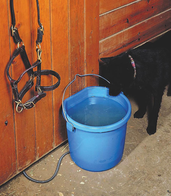 5-Gallon Flat-Back Heated Bucket