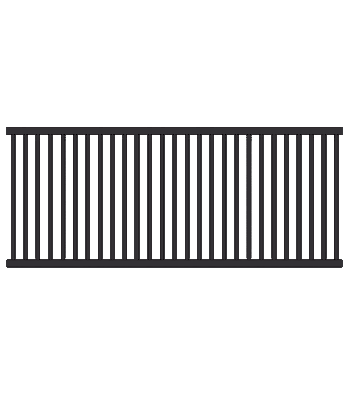 48 Inch Welded Grill Section - Painted