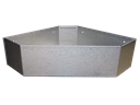 Galvanized Corner Mount Feeder