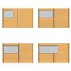 Essex 10' or 12' Privacy Partition Kit, Galvalume