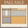 Essex Stall Front with Full Grill V-Door Kit, Galvalume