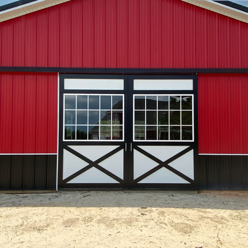 Barn Doors - Glass Panel