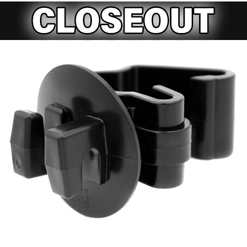 T-Post Electric Claw Insulators, 25-Pack, Black (OBSOLETE)