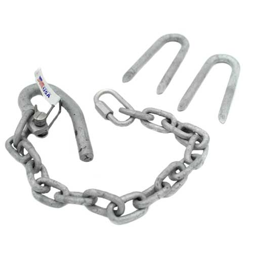 Quick Chain Gate Latch Kit, Hot-Dip Galvanized