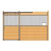 Oxford Welded Stall Front with Grill Top Door & Feed Opening Kit