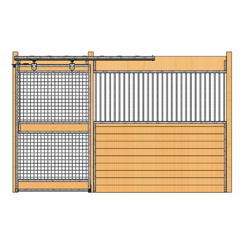 Oxford Stall Front with Full Mesh Door Kit
