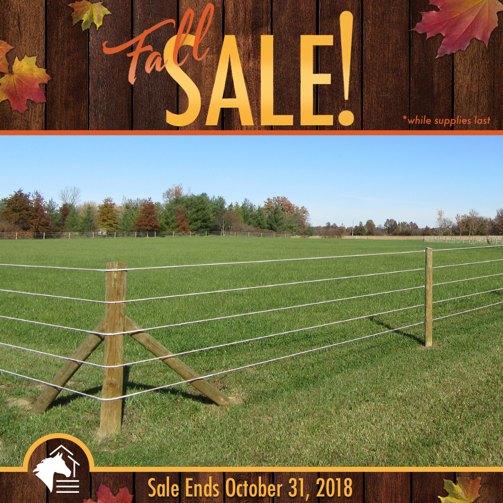 Raceline Flex Fence® Coated Wire RAMM Horse Fencing & Stalls