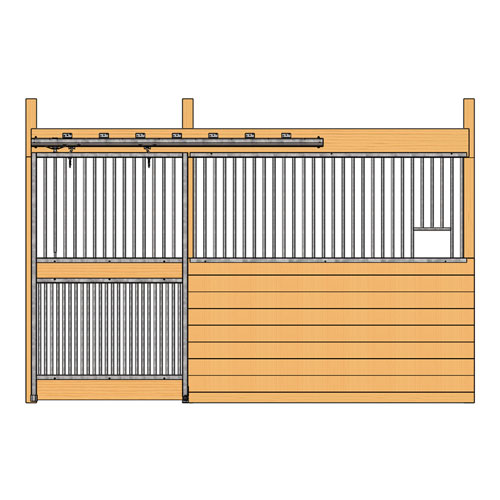 Cambridge Stall Front with Full Grill Door & Feed Opening Kit