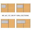 Welded Stall Privacy Partition Kit
