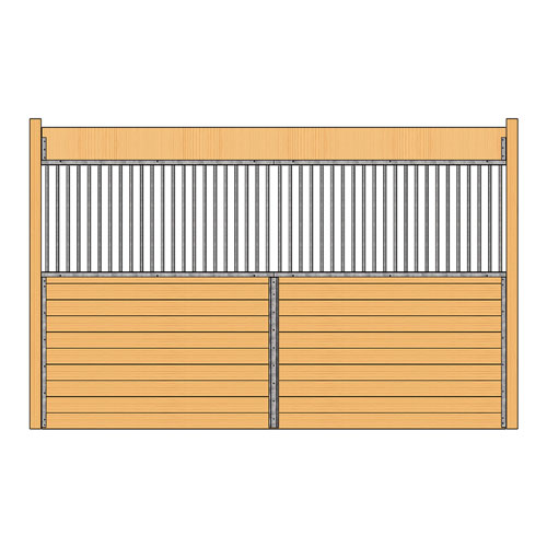 Welded Stall Grilled Partition Kit