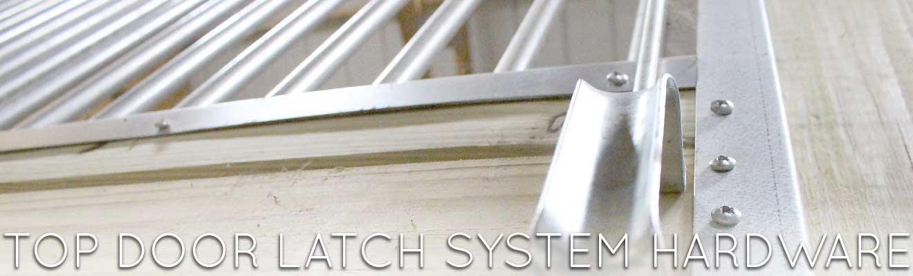 Top Door Latch System Hardware Ramm Horse Fencing Stalls